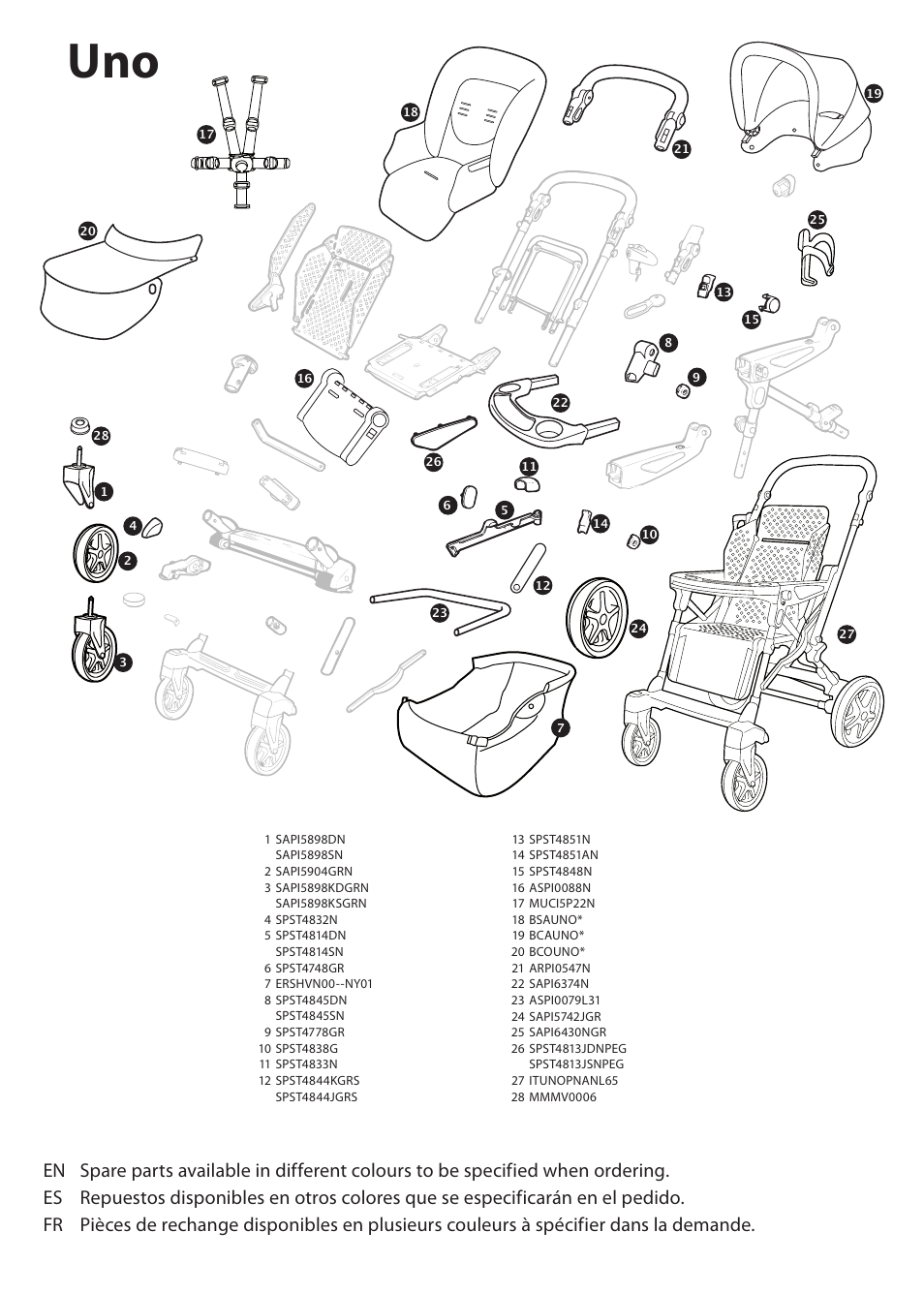 Peg-Perego Uno User Manual | Page 13 / 24