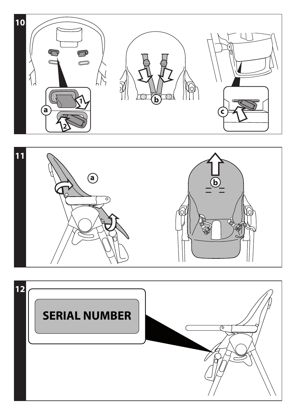 Serial number | Peg-Perego Prima Pappa Zero 3 User Manual | Page 5 / 16