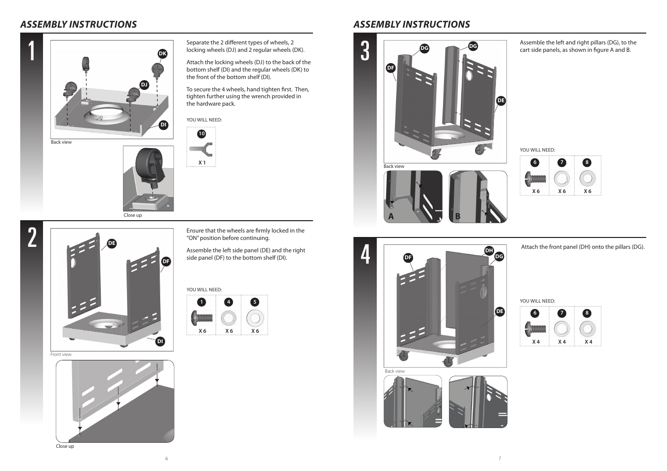 Assembly instructions | Centro G41204 User Manual | Page 5 / 9