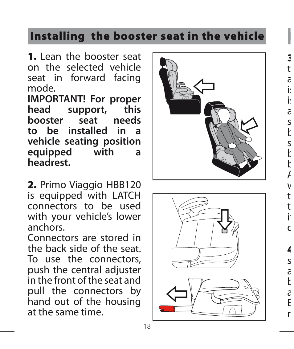 Peg-Perego Viaggio HBB 120 User Manual | Page 18 / 80