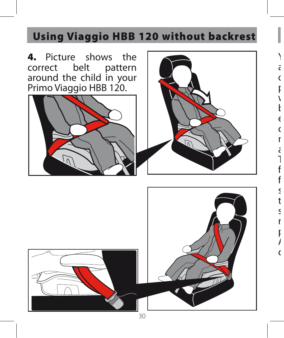 Peg-Perego Viaggio HBB 120 User Manual | Page 30 / 80