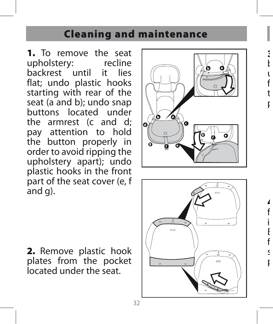 Peg-Perego Viaggio HBB 120 User Manual | Page 32 / 80