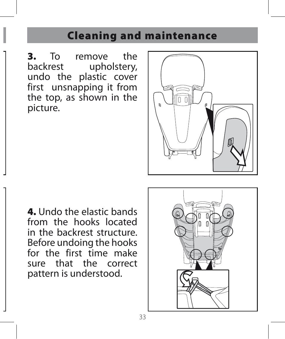 Peg-Perego Viaggio HBB 120 User Manual | Page 33 / 80