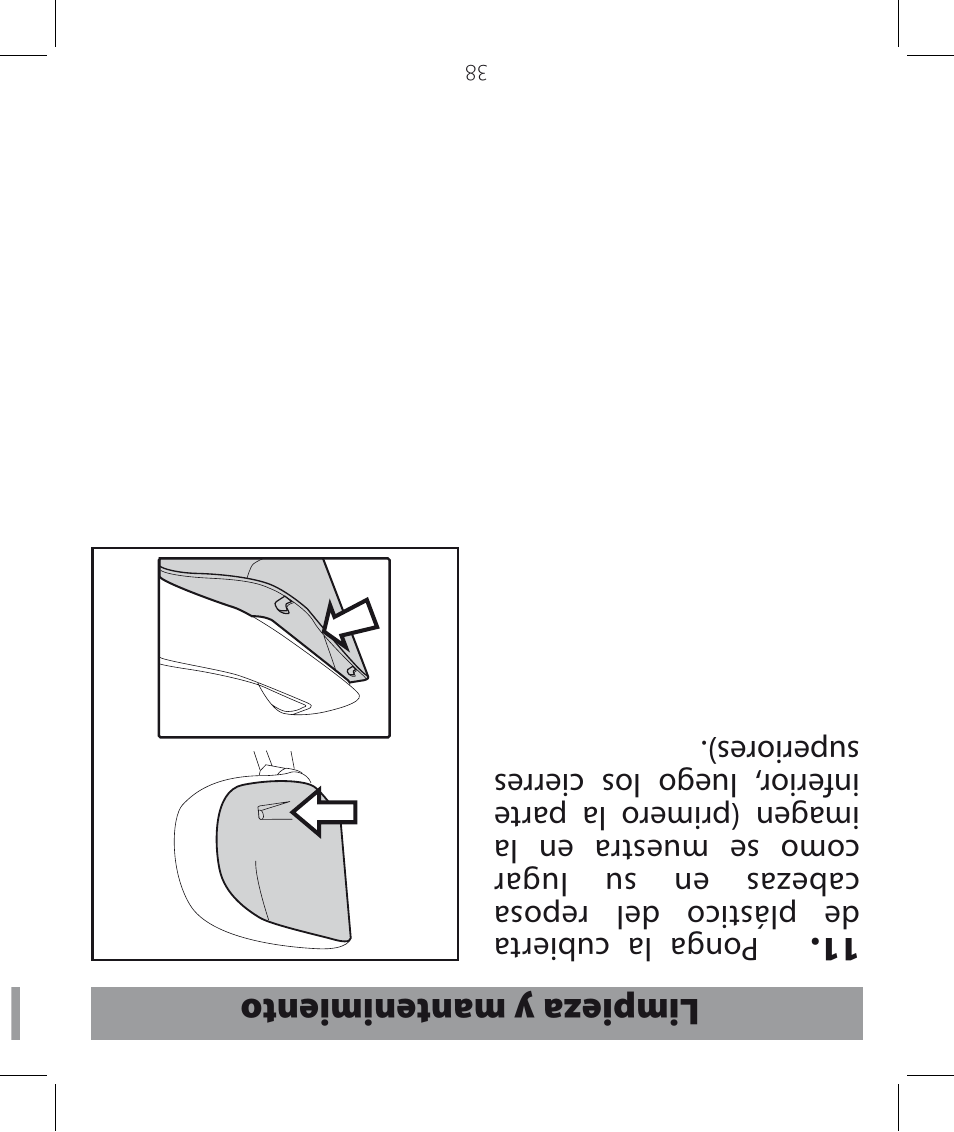 Limpieza y man tenimien to | Peg-Perego Viaggio HBB 120 User Manual | Page 43 / 80