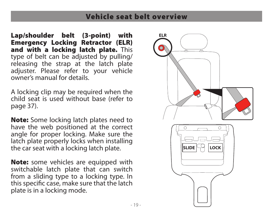 Peg-Perego Primo Viaggio 4-35 User Manual | Page 19 / 116