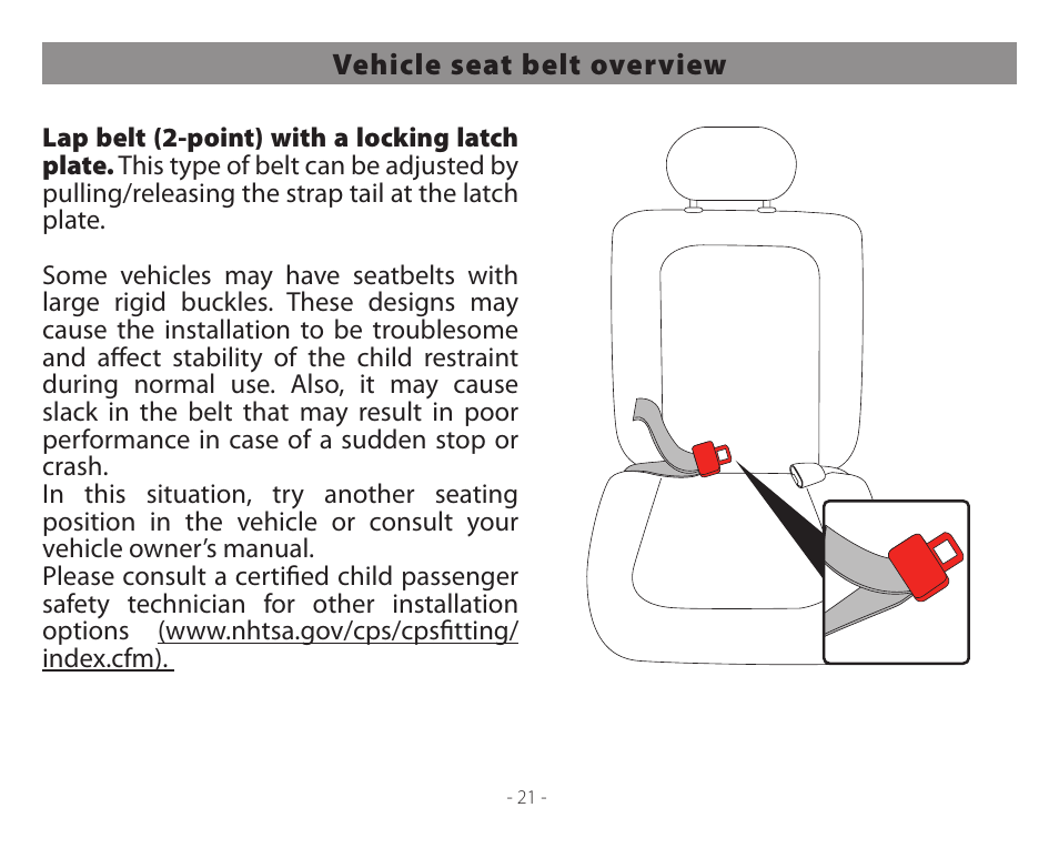 Peg-Perego Primo Viaggio 4-35 User Manual | Page 21 / 116