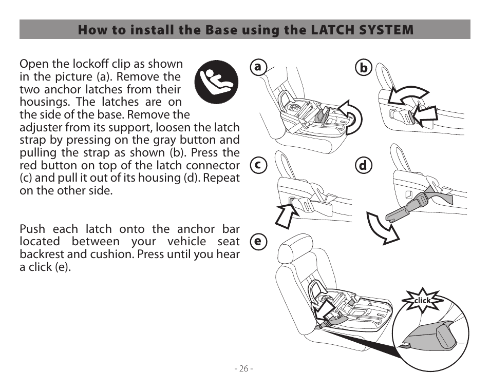 Peg-Perego Primo Viaggio 4-35 User Manual | Page 26 / 116