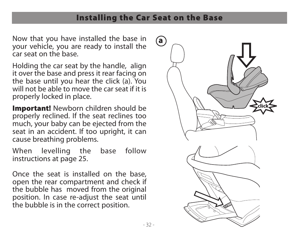 Peg-Perego Primo Viaggio 4-35 User Manual | Page 32 / 116