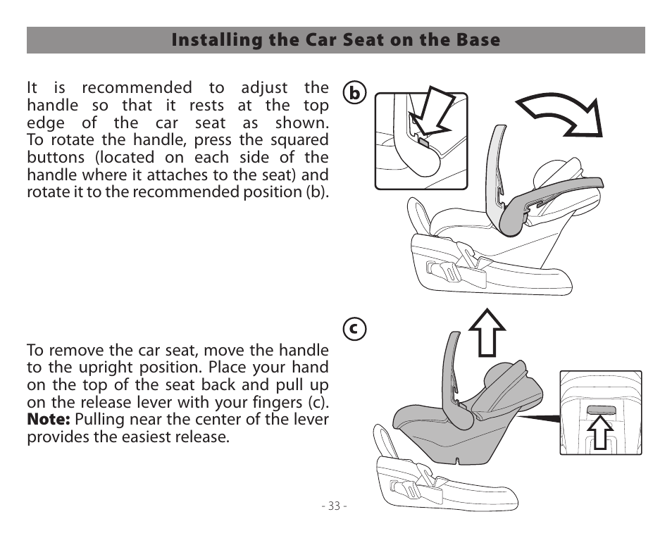 Peg-Perego Primo Viaggio 4-35 User Manual | Page 33 / 116