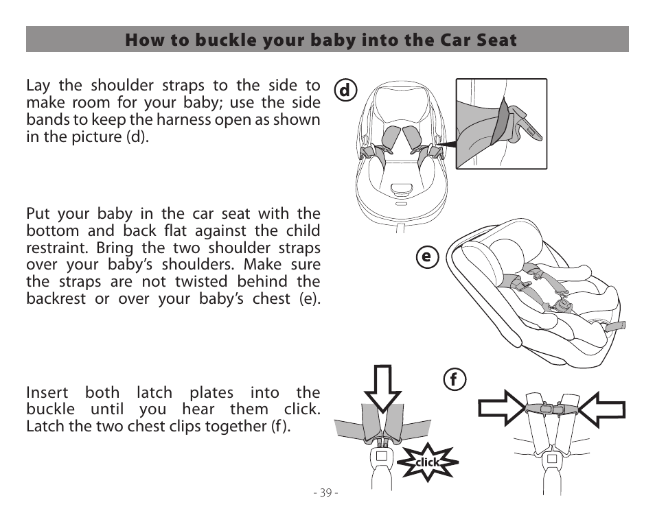 Peg-Perego Primo Viaggio 4-35 User Manual | Page 39 / 116