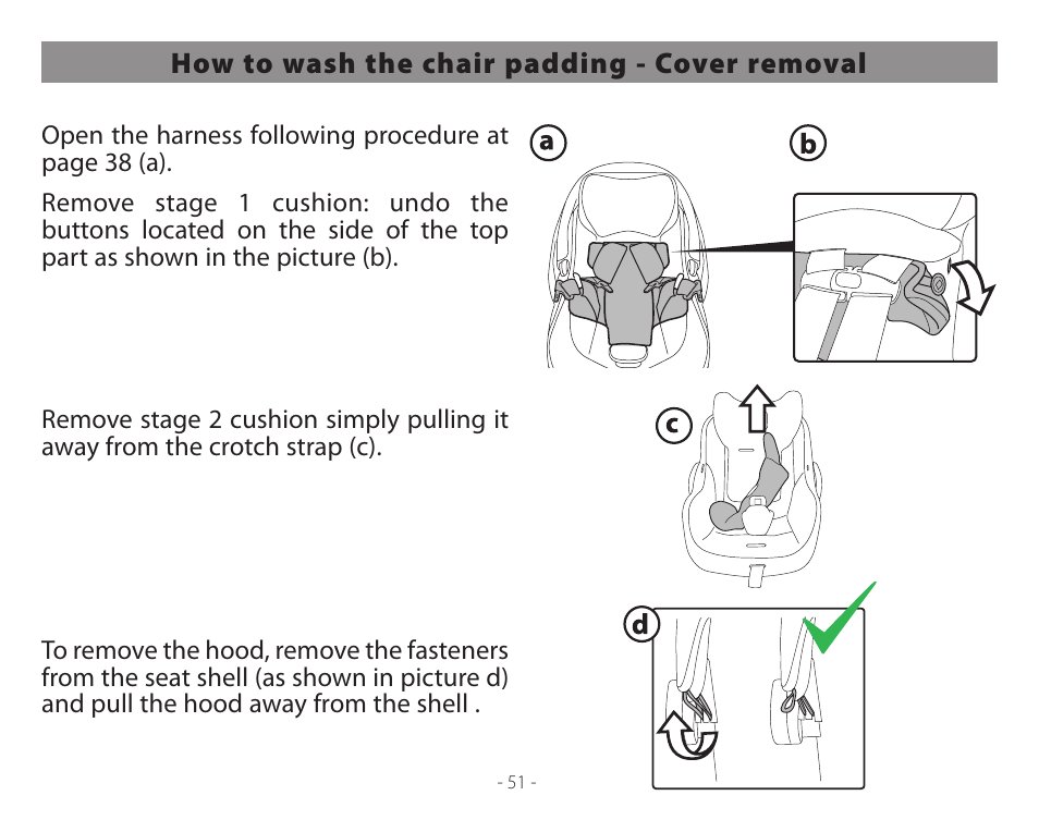 Peg-Perego Primo Viaggio 4-35 User Manual | Page 51 / 116