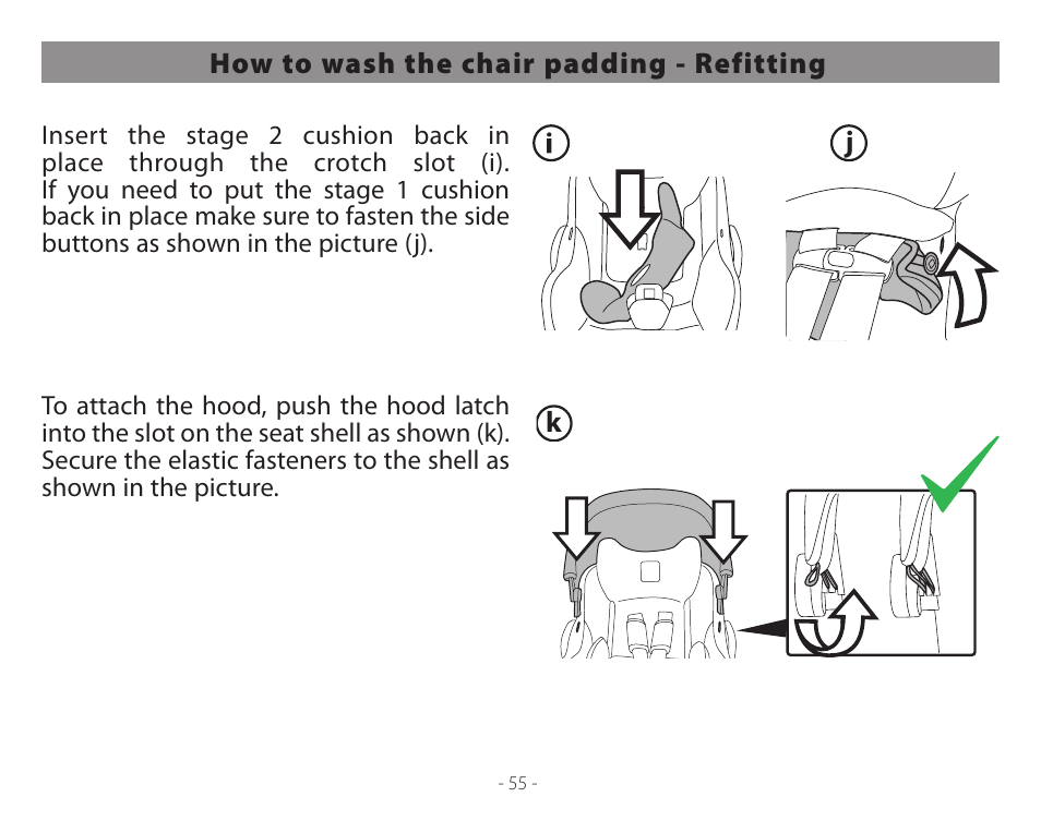 Peg-Perego Primo Viaggio 4-35 User Manual | Page 55 / 116