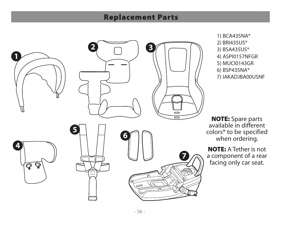 Peg-Perego Primo Viaggio 4-35 User Manual | Page 56 / 116