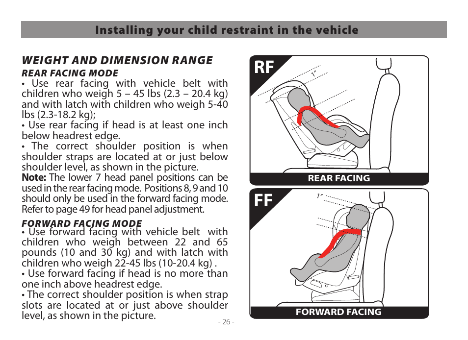 Peg-Perego Primo Viaggio Convertible 2014 User Manual | Page 26 / 128