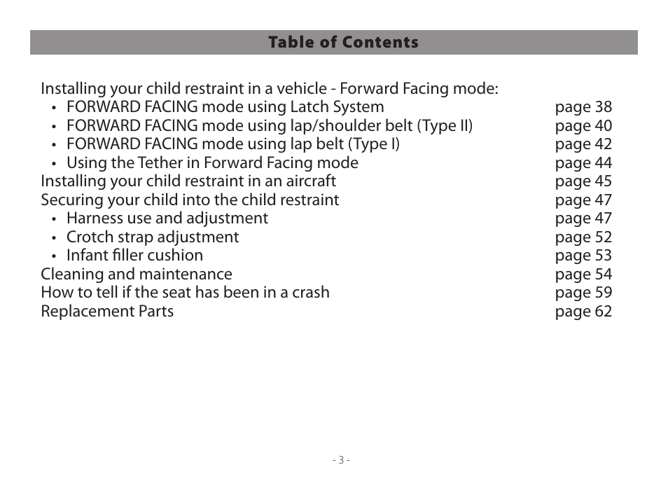 Peg-Perego Primo Viaggio Convertible 2014 User Manual | Page 3 / 128