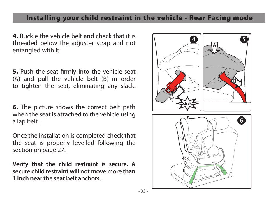 Peg-Perego Primo Viaggio Convertible 2014 User Manual | Page 35 / 128