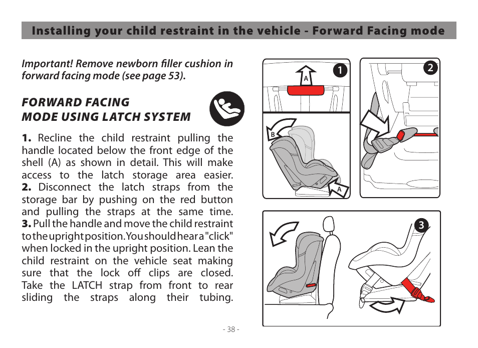 Peg-Perego Primo Viaggio Convertible 2014 User Manual | Page 38 / 128
