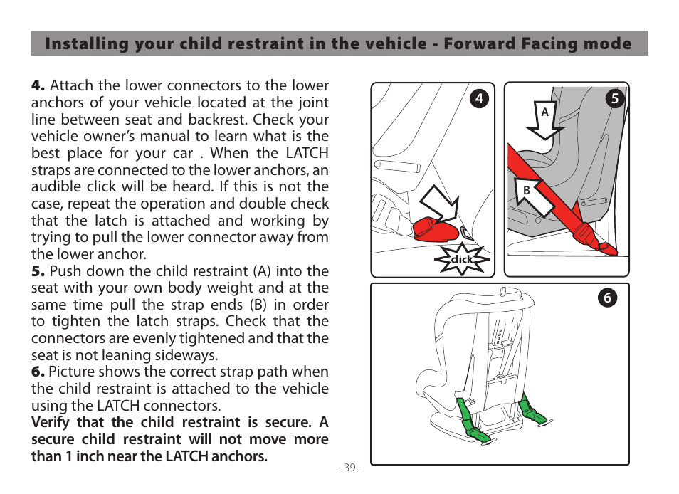 Peg-Perego Primo Viaggio Convertible 2014 User Manual | Page 39 / 128
