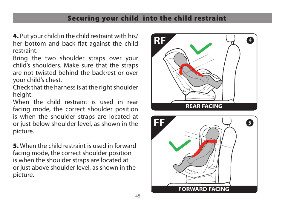 Peg-Perego Primo Viaggio Convertible 2014 User Manual | Page 48 / 128