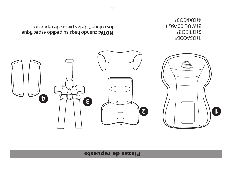 Peg-Perego Primo Viaggio Convertible 2014 User Manual | Page 66 / 128