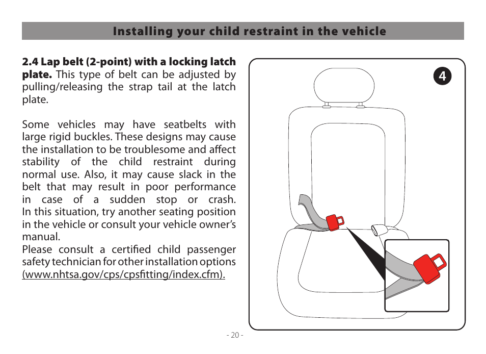 Peg-Perego Primo Viaggio Convertible User Manual | Page 20 / 64