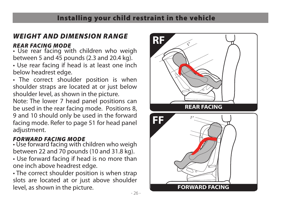 Peg-Perego Primo Viaggio Convertible User Manual | Page 26 / 64