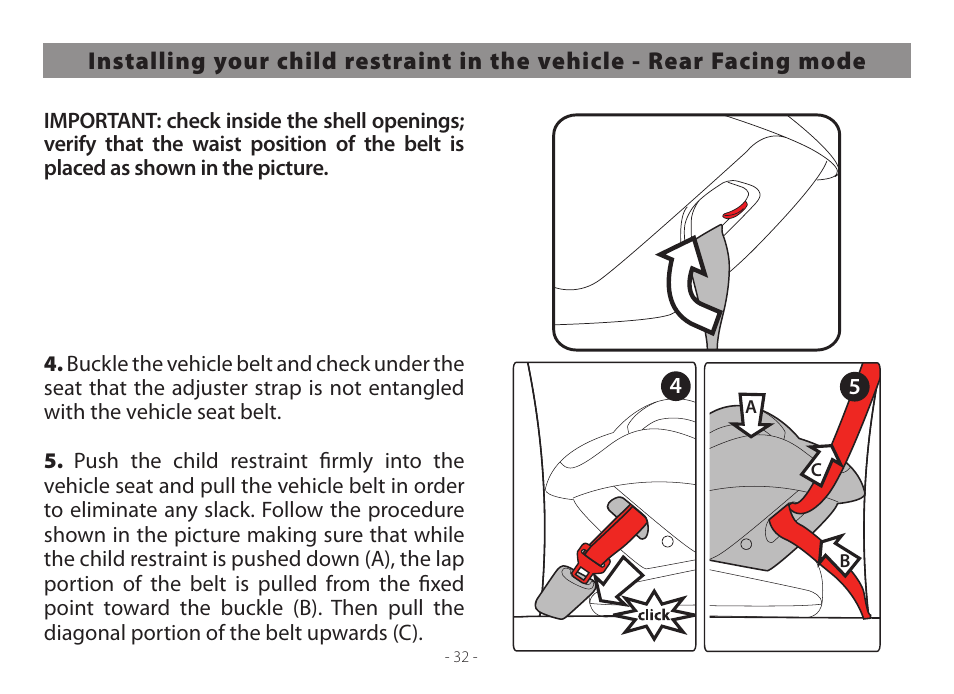 Peg-Perego Primo Viaggio Convertible User Manual | Page 32 / 64