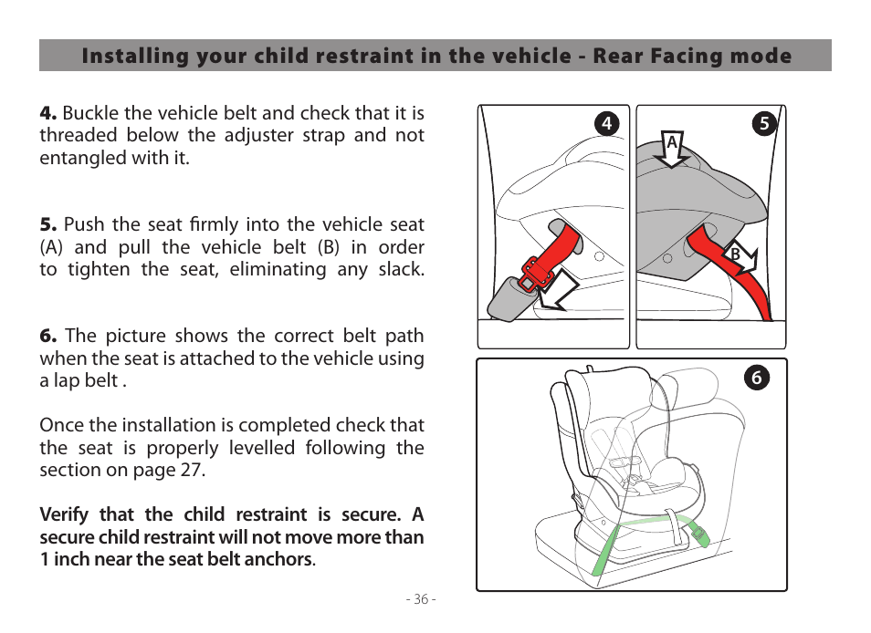 Peg-Perego Primo Viaggio Convertible User Manual | Page 36 / 64