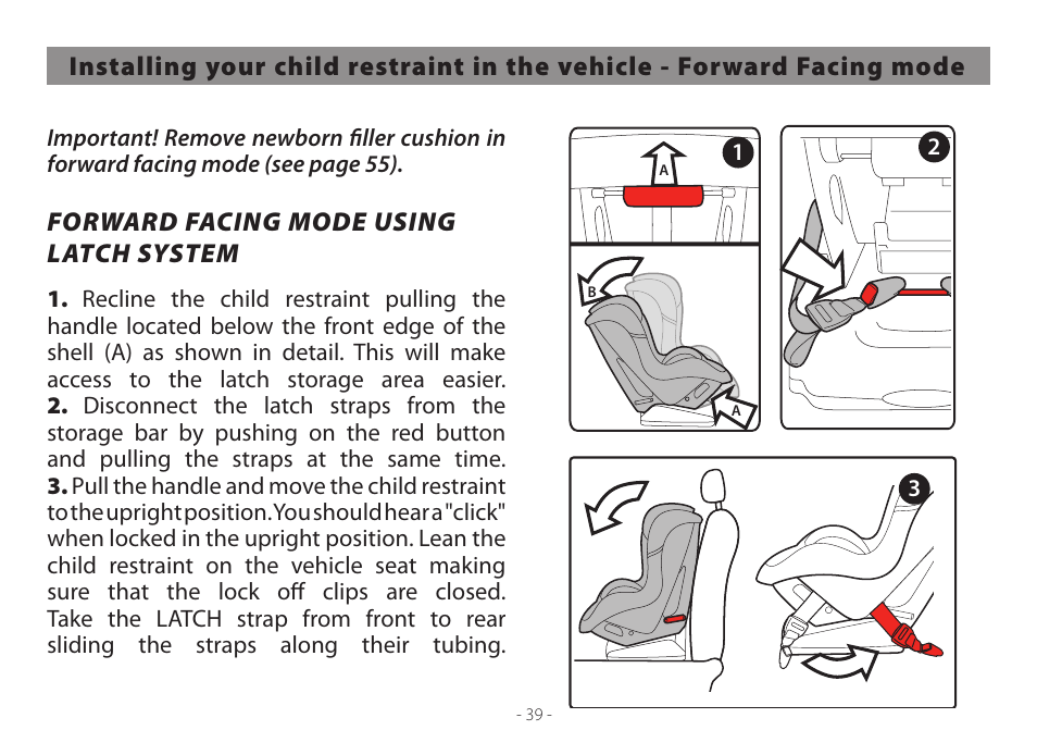 Peg-Perego Primo Viaggio Convertible User Manual | Page 39 / 64