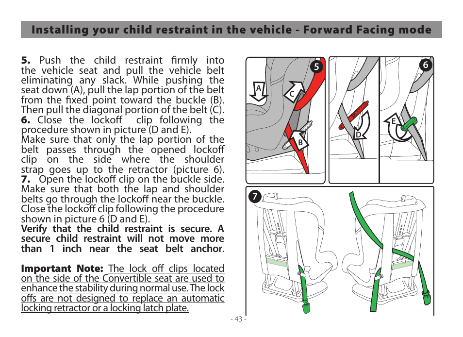 Peg-Perego Primo Viaggio Convertible User Manual | Page 43 / 64