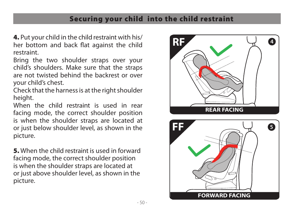 Peg-Perego Primo Viaggio Convertible User Manual | Page 50 / 64