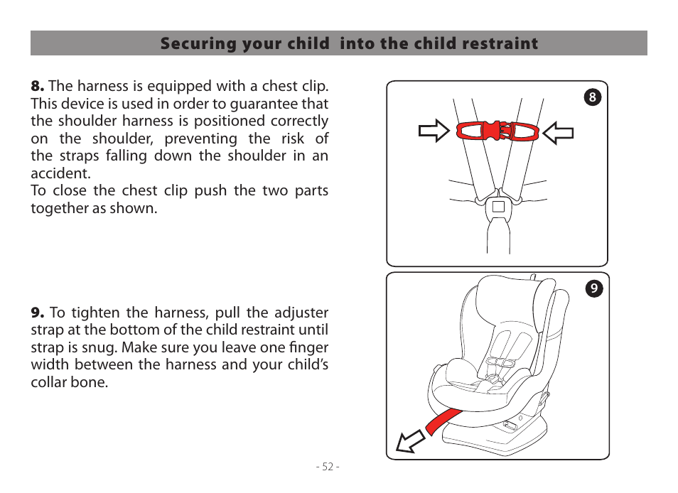 Peg-Perego Primo Viaggio Convertible User Manual | Page 52 / 64
