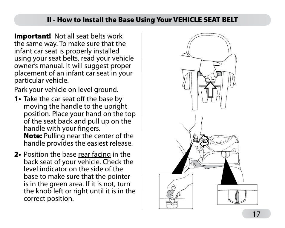 Peg-Perego Primo Viaggio SIP 30-30 User Manual | Page 17 / 96