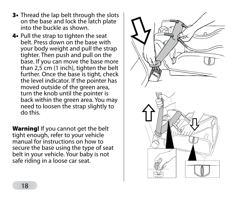 Peg-Perego Primo Viaggio SIP 30-30 User Manual | Page 18 / 96