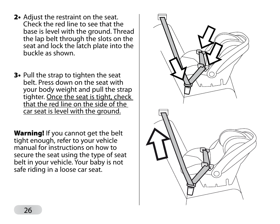 Peg-Perego Primo Viaggio SIP 30-30 User Manual | Page 26 / 96