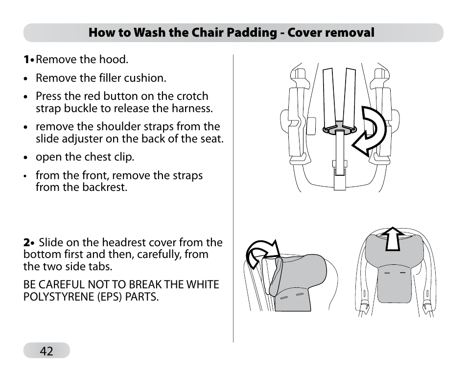 Peg-Perego Primo Viaggio SIP 30-30 User Manual | Page 42 / 96