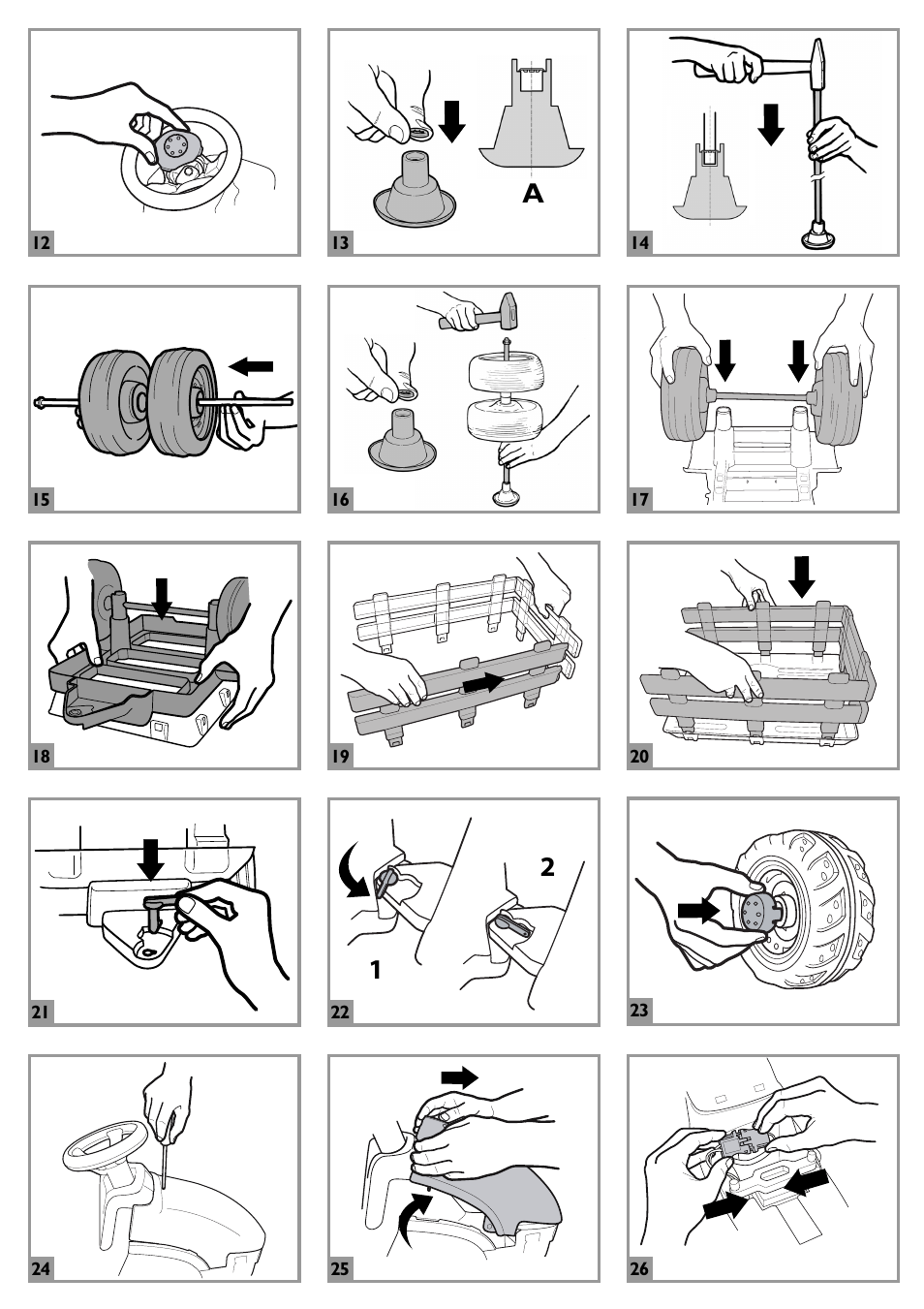 A1 2 | Peg-Perego Case IH Lil Tractor User Manual | Page 3 / 24