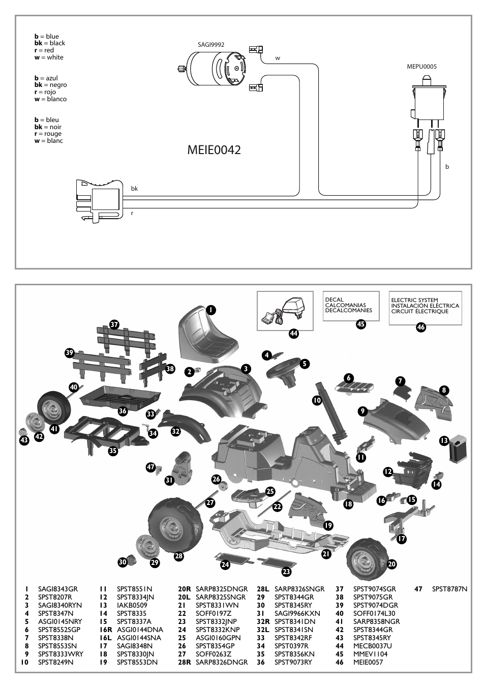 Meie0042 | Peg-Perego Case IH Lil Tractor User Manual | Page 5 / 24