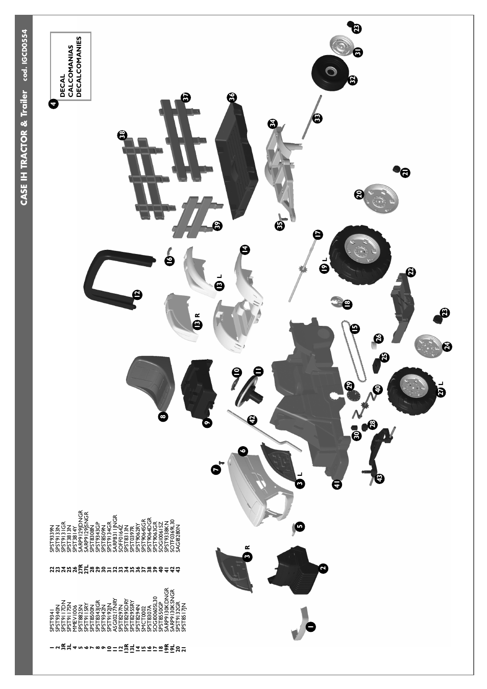 Case ih tractor & t railer | Peg-Perego Case IH User Manual | Page 5 / 16