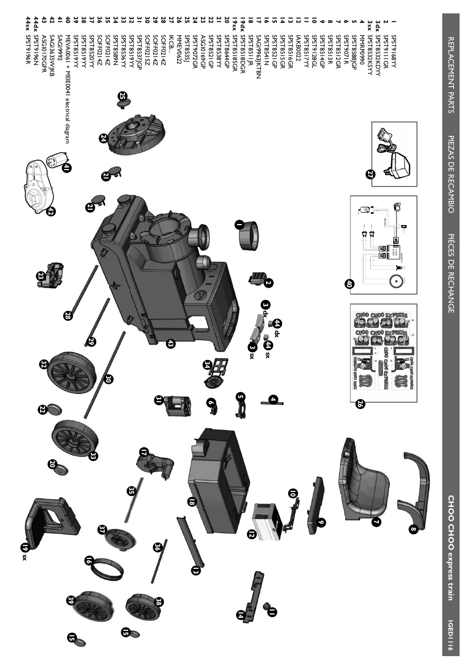 Choo, Choo e xpr ess train | Peg-Perego Choo Expressv User Manual | Page 4 / 20
