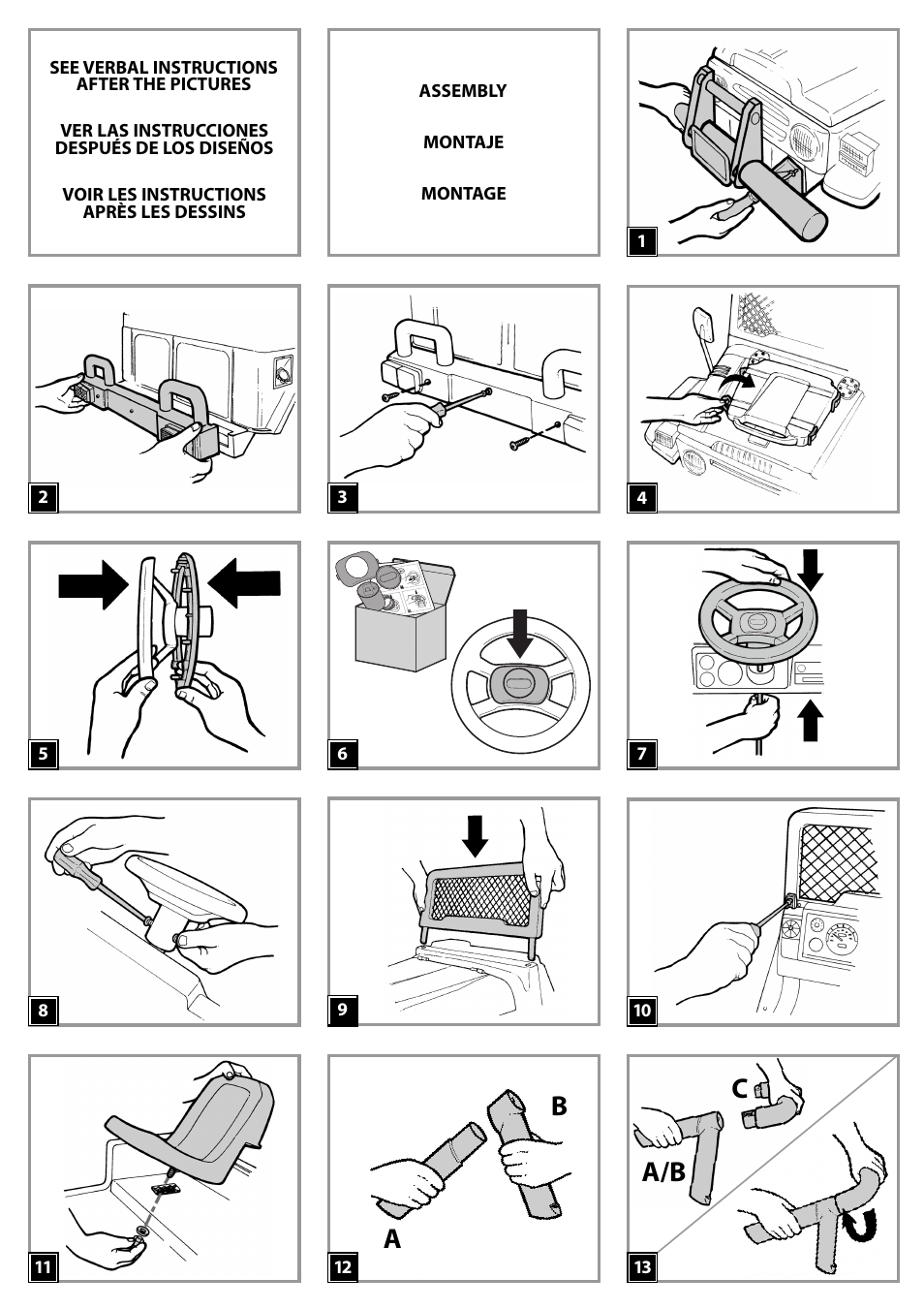 Ca b a/b | Peg-Perego Gaucho Rocin User Manual | Page 2 / 16