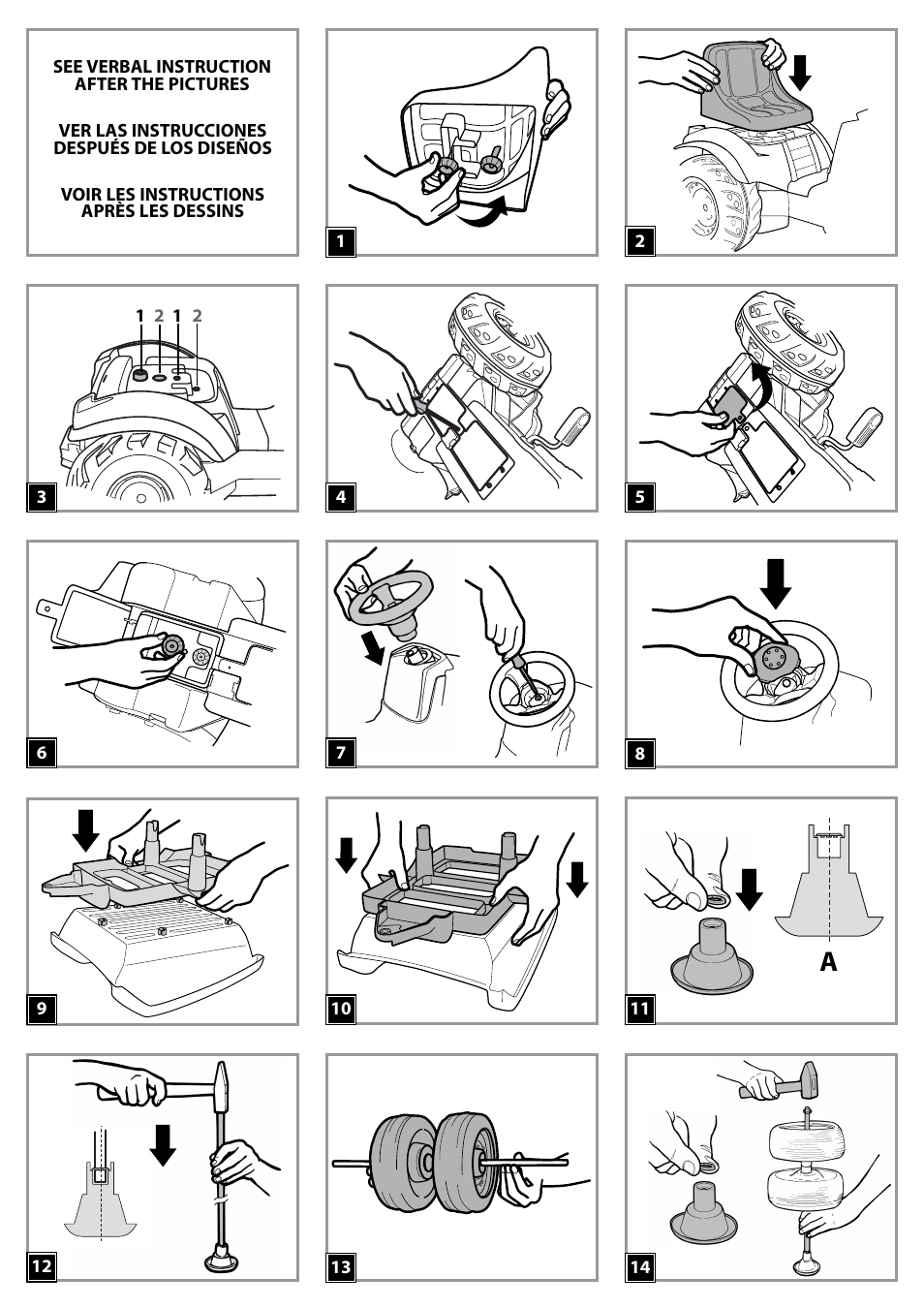 Peg-Perego John Deere Farm Tractor with Trailer User Manual | Page 2 / 8