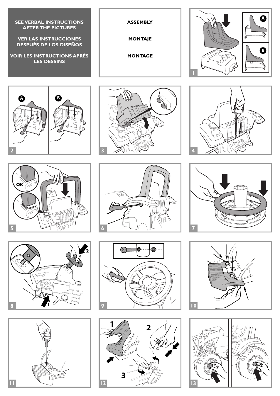Peg-Perego John Deere Front Loader User Manual | Page 2 / 16