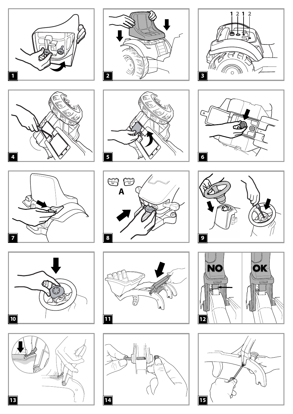 Nno o o ok k | Peg-Perego John Deere Mini Power Loader User Manual | Page 2 / 8