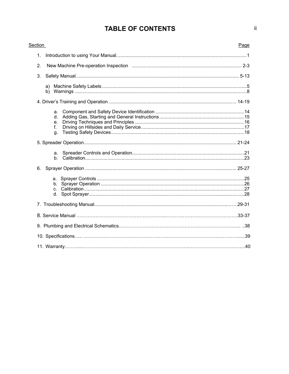 PermaGreen Triumph Spread-Only User Manual | Page 3 / 44