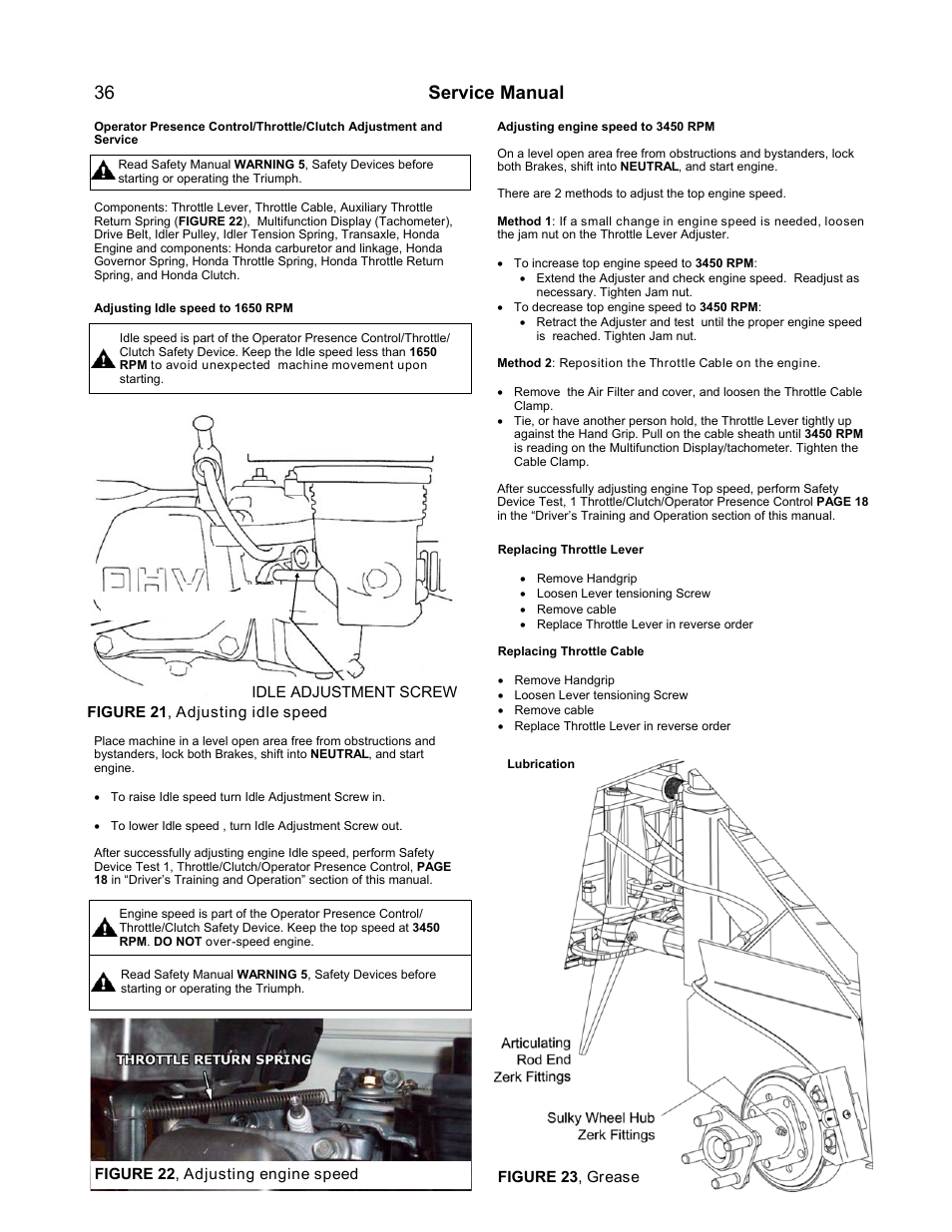 Service manual | PermaGreen Triumph Spread-Only User Manual | Page 40 / 44