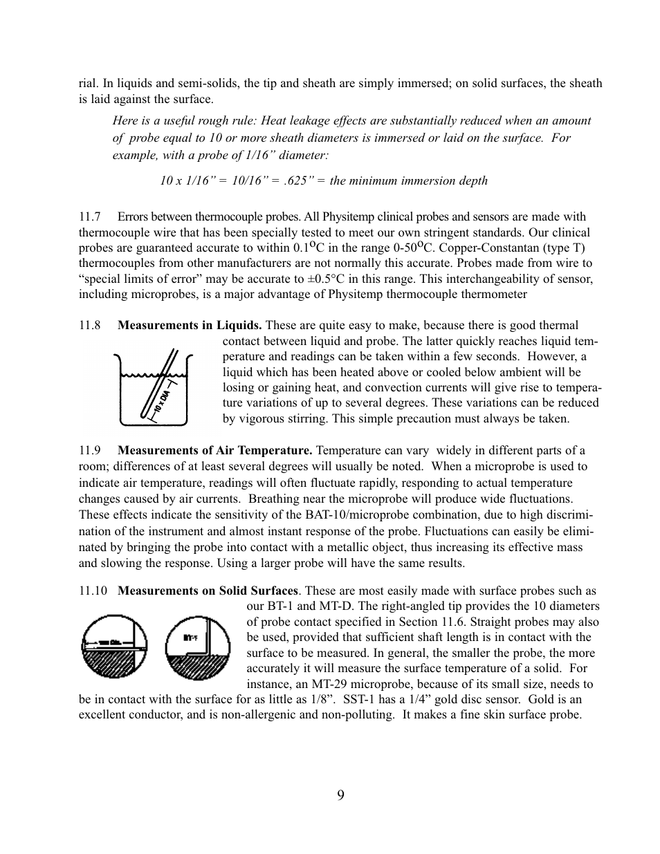 Physitemp Instruments BAT-10 User Manual | Page 4 / 12