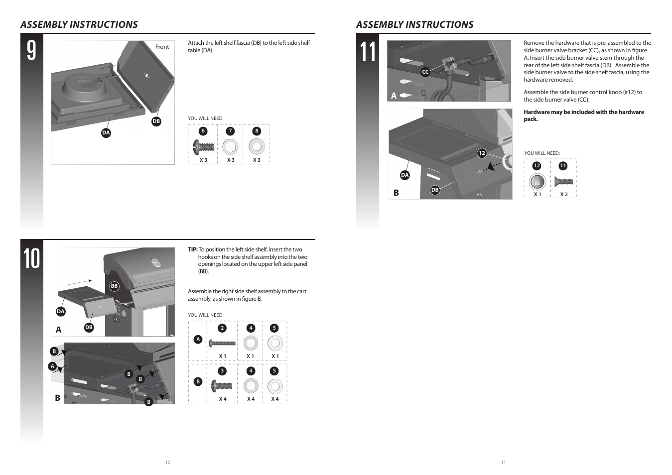 Assembly instructions | Centro 3900 User Manual | Page 7 / 10