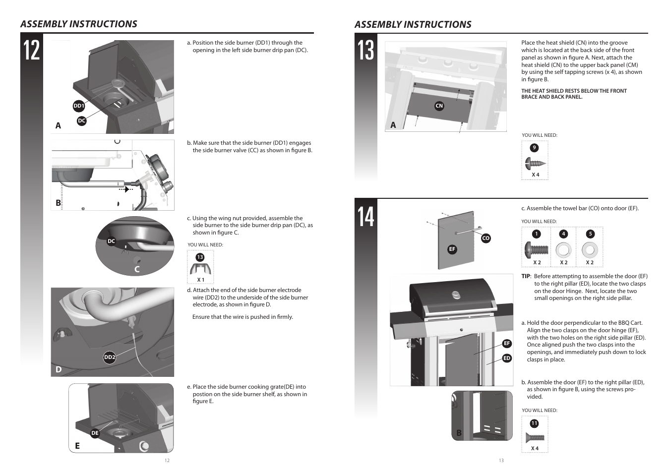 Assembly instructions | Centro 3900 User Manual | Page 8 / 10