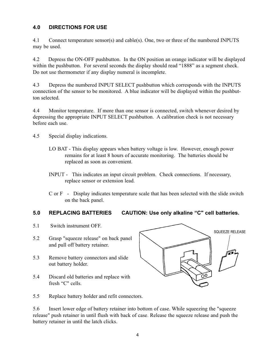 Physitemp Instruments TH8 User Manual | Page 4 / 11